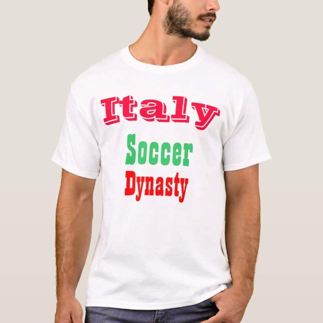 T-shirt de futebol italiano (Frente)