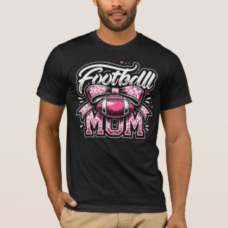 T-Shirt de Futebol para Mães de Jogo Orgulhosas