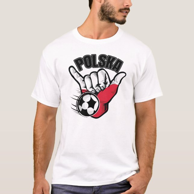 T-Shirt De Futebol Polska (Frente)