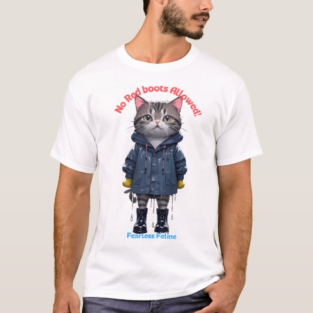 T-shirt de gato (Frente)