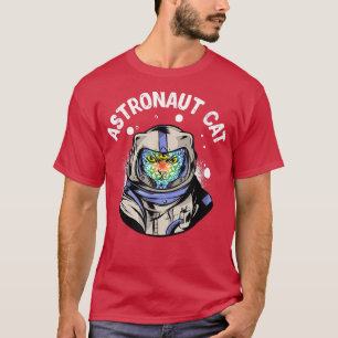T-Shirt de gato astronauta