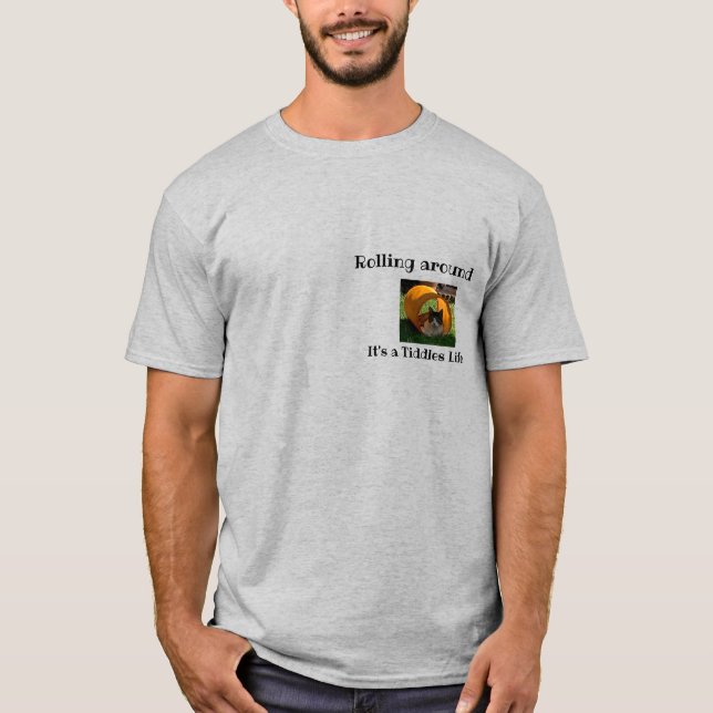 T-shirt de gato divertida (Frente)