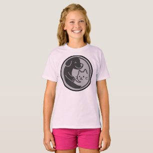 t-shirt de gato e cão