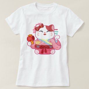 T-Shirt De Gato Feliz