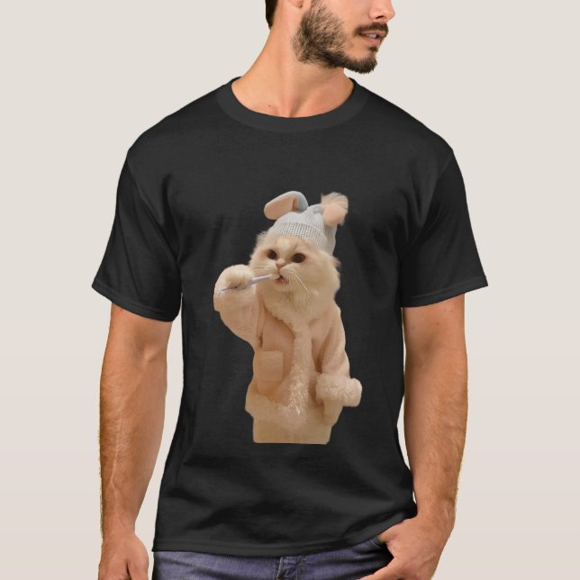 T-shirt de gato para amantes de estimação (Frente)