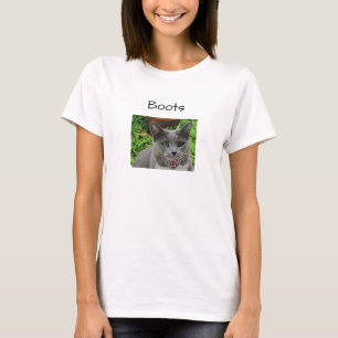 t-shirt de gato personalizada