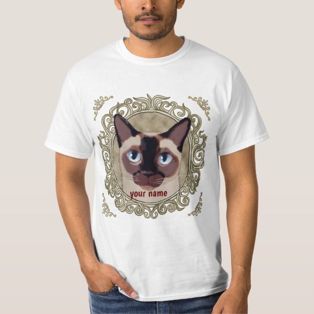 T-Shirt de Gato Tonquês (Frente)