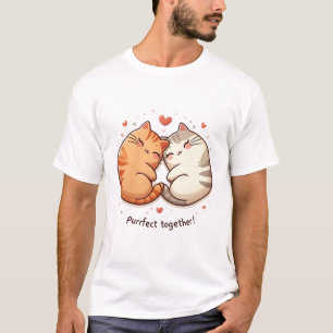 T-Shirt de Gatos Adoráveis