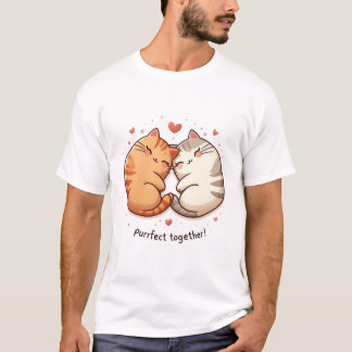 T-Shirt de Gatos Adoráveis