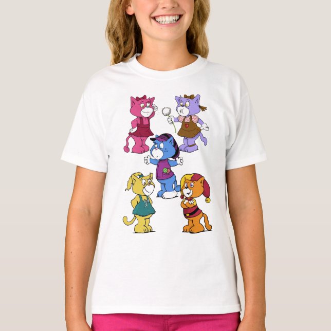T-Shirt de Gatos de Boomi (Frente)