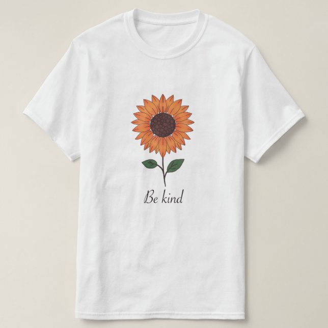 T-Shirt de "gentileza floresce" (Frente do Design)