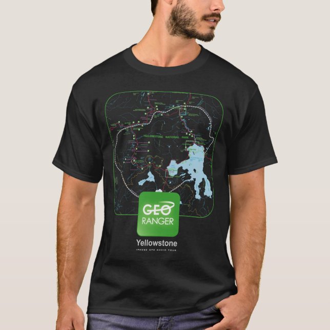 T-shirt de GeoRanger Yellowstone (Frente)