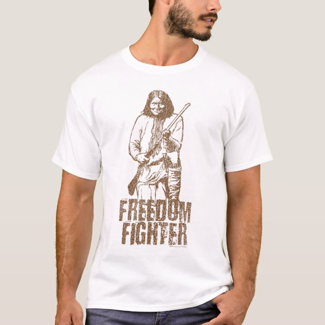 T-shirt de Geronimo do lutador da liberdade (Frente)