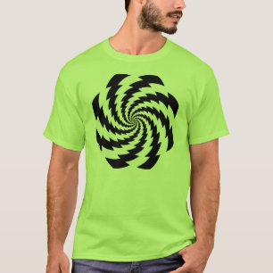 T-shirt de giro do relâmpago