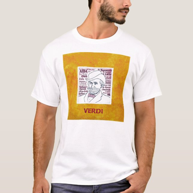 T-shirt de Giuseppe Verdi (Frente)