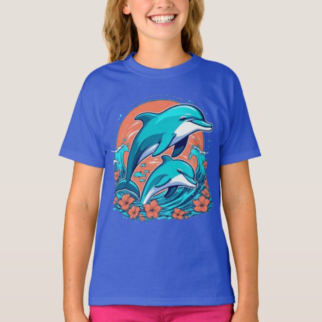 T-Shirt de golfinhos (Frente)