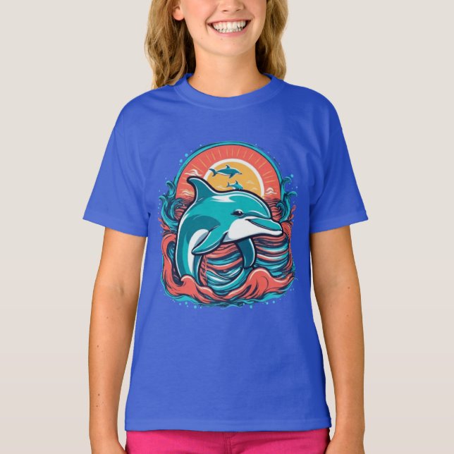 T-Shirt de golfinhos (Frente)