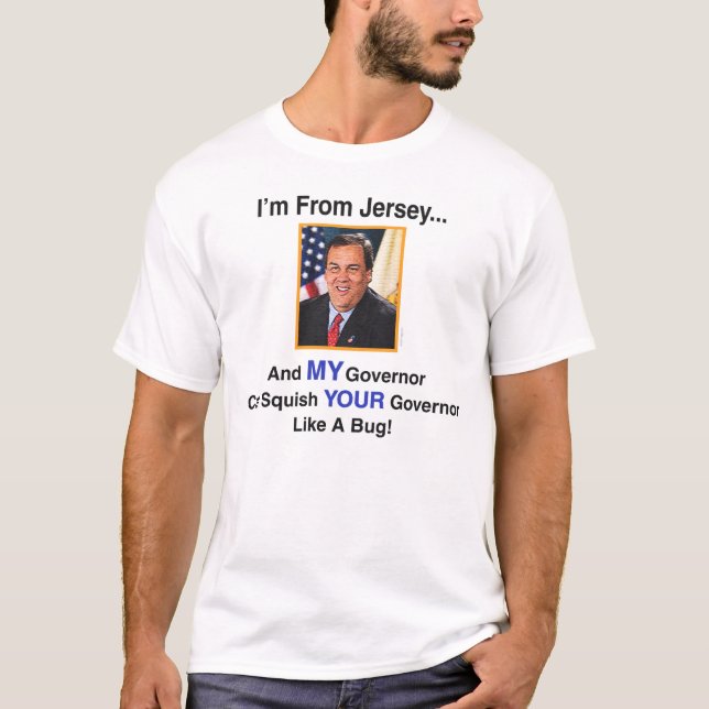 T-shirt de Gov. Chris Christie (Frente)