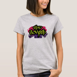 T-Shirt de Grafite Antigo da Escola