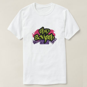 T-Shirt de Grafite Antigo da Escola