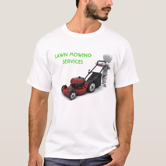 T-shirt de Gramado Mowing Empresa (Frente)
