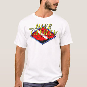 T-shirt de Grande Caimão do mergulho