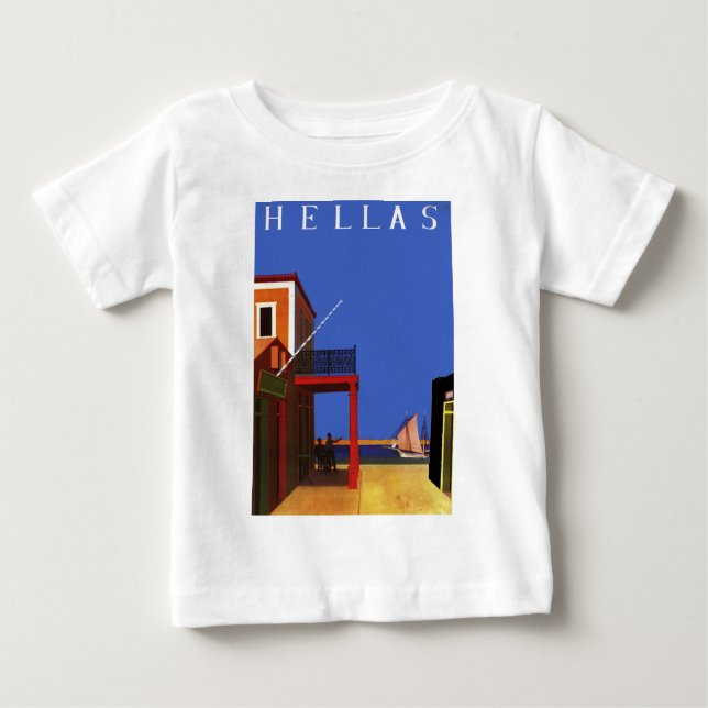 t-shirt de Grécia hellas (Frente)