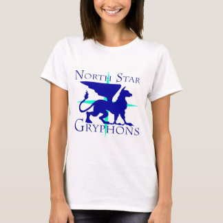T-shirt de Gryphons da estrela norte das mulheres