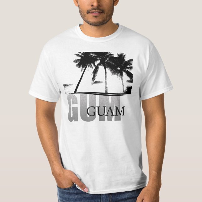 T-shirt de Guam da baía de Hagatna (Frente)
