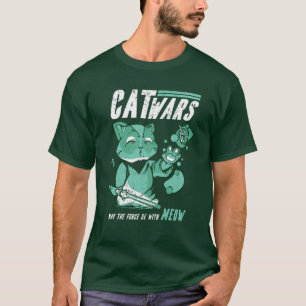 T-Shirt de Guerra de Gato