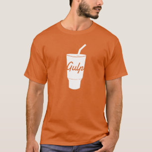T-shirt de GulpJS (vermelho)