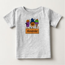 T-Shirt de Halloween para Rapazes Personalizável