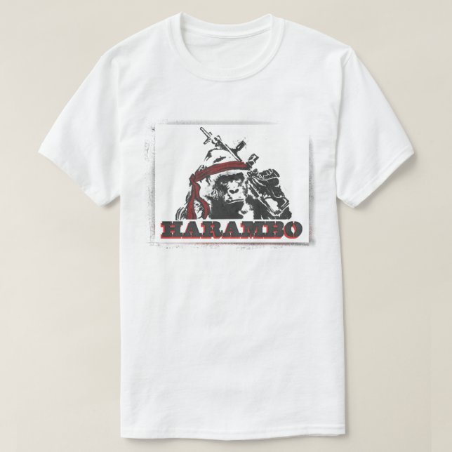 T-shirt de Harambo (Frente do Design)