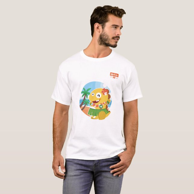 T-shirt de Havaí VIPKID (Frente Completa)