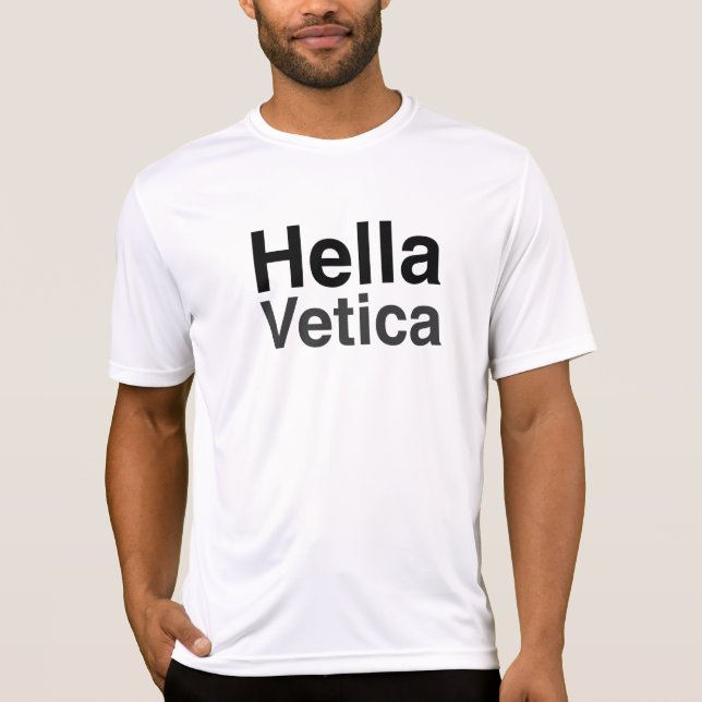T-shirt de Hella Vetica (Frente)