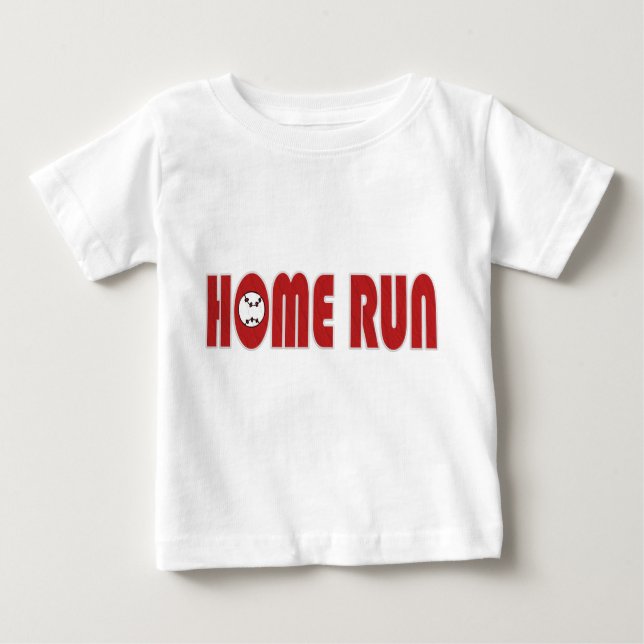 T-shirt de Homerun do basebol (criança) (Frente)