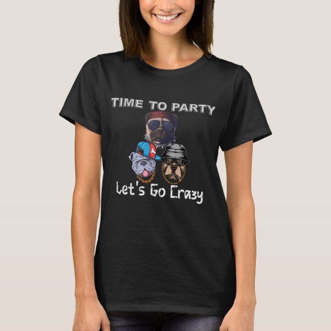 T-Shirt de Hora da Festa (Frente)