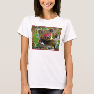 T-shirt de Hugger da árvore do koala-Fied