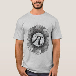 T-Shirt De Ilusão Óptica Pi Matemática - Perfeito