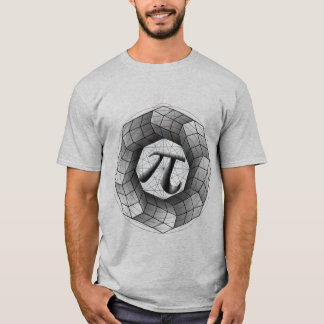 T-Shirt De Ilusão Óptica Pi Matemática - Perfeito
