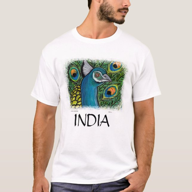 T-shirt de "India" (Frente)