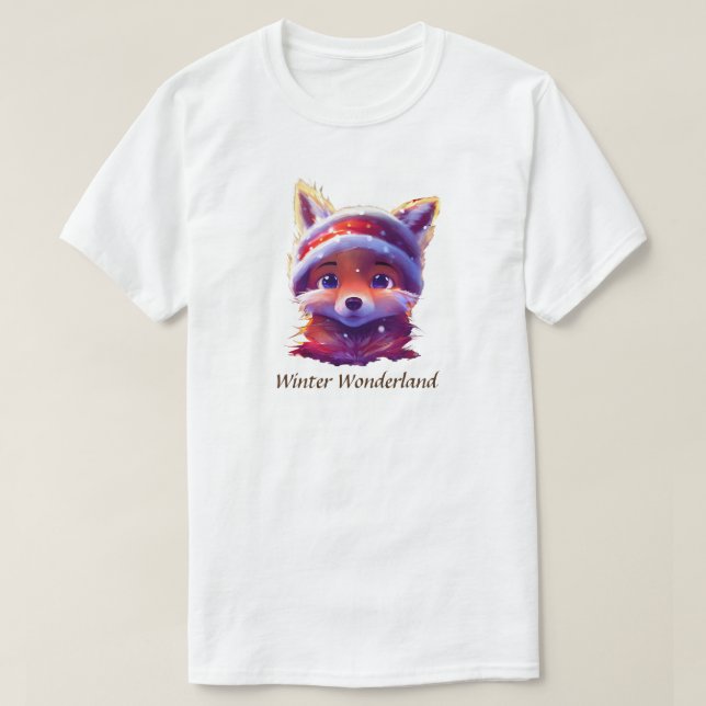 T-Shirt de inverno (Frente do Design)