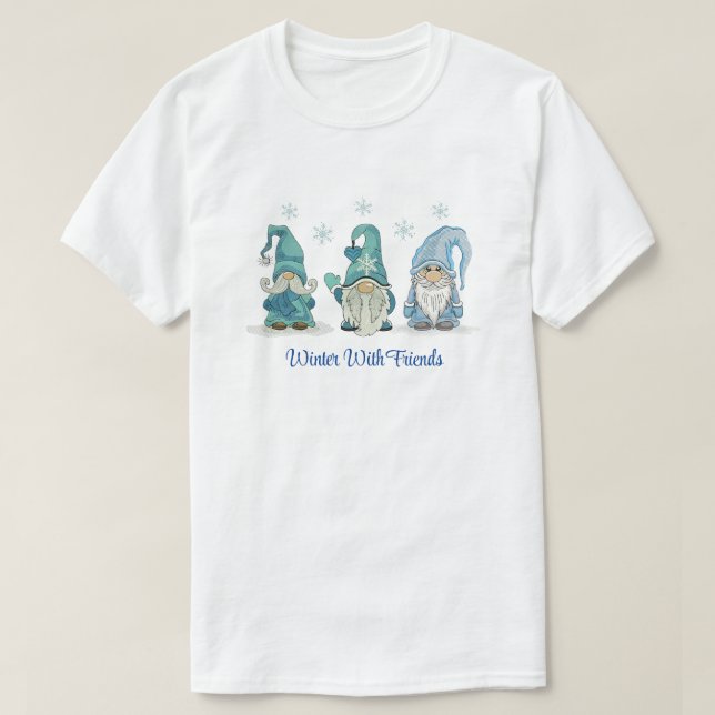T-Shirt de inverno (Frente do Design)