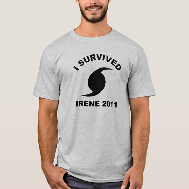 T-shirt de Irene do furacão (Frente)