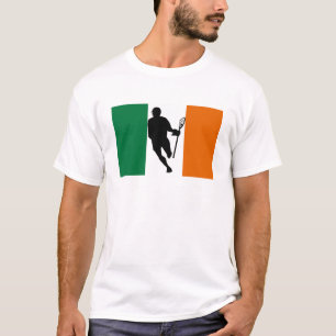 T-shirt de IRock Ireland da bandeira do Lacrosse