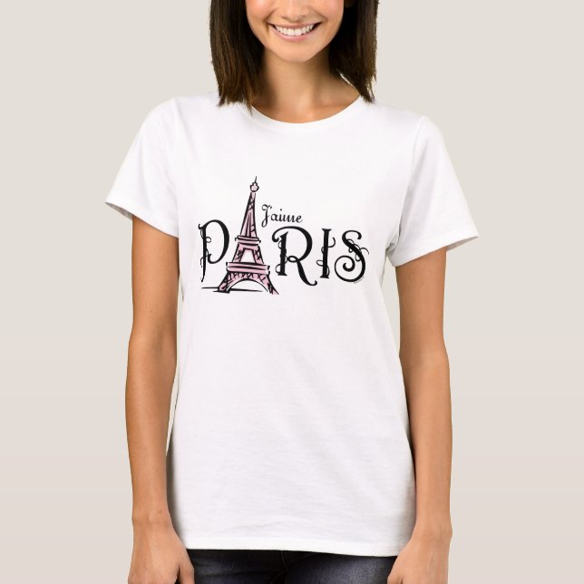 T-shirt de J'aime Paris (Frente)