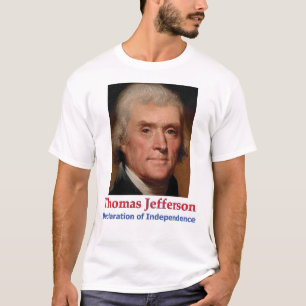 T-Shirt de Jefferson e Declaração de Independên