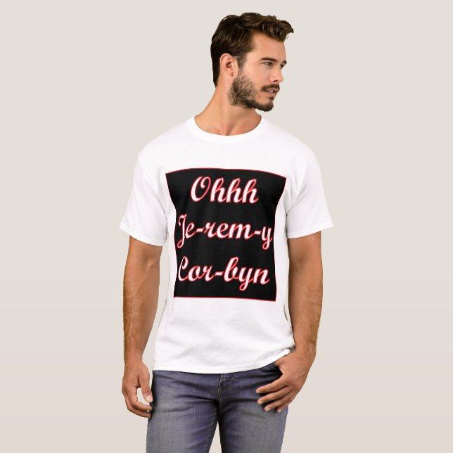 T-shirt de Jeremy Corbyn (Frente Completa)