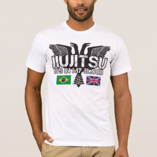 T-shirt de Jiu Jitsu Reino Unido do brasileiro