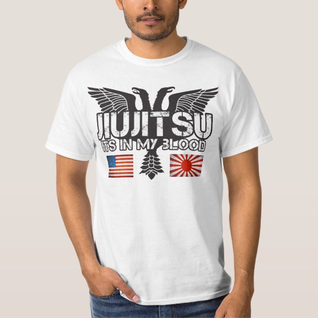 T-shirt de JiuJitsu EUA (Frente)